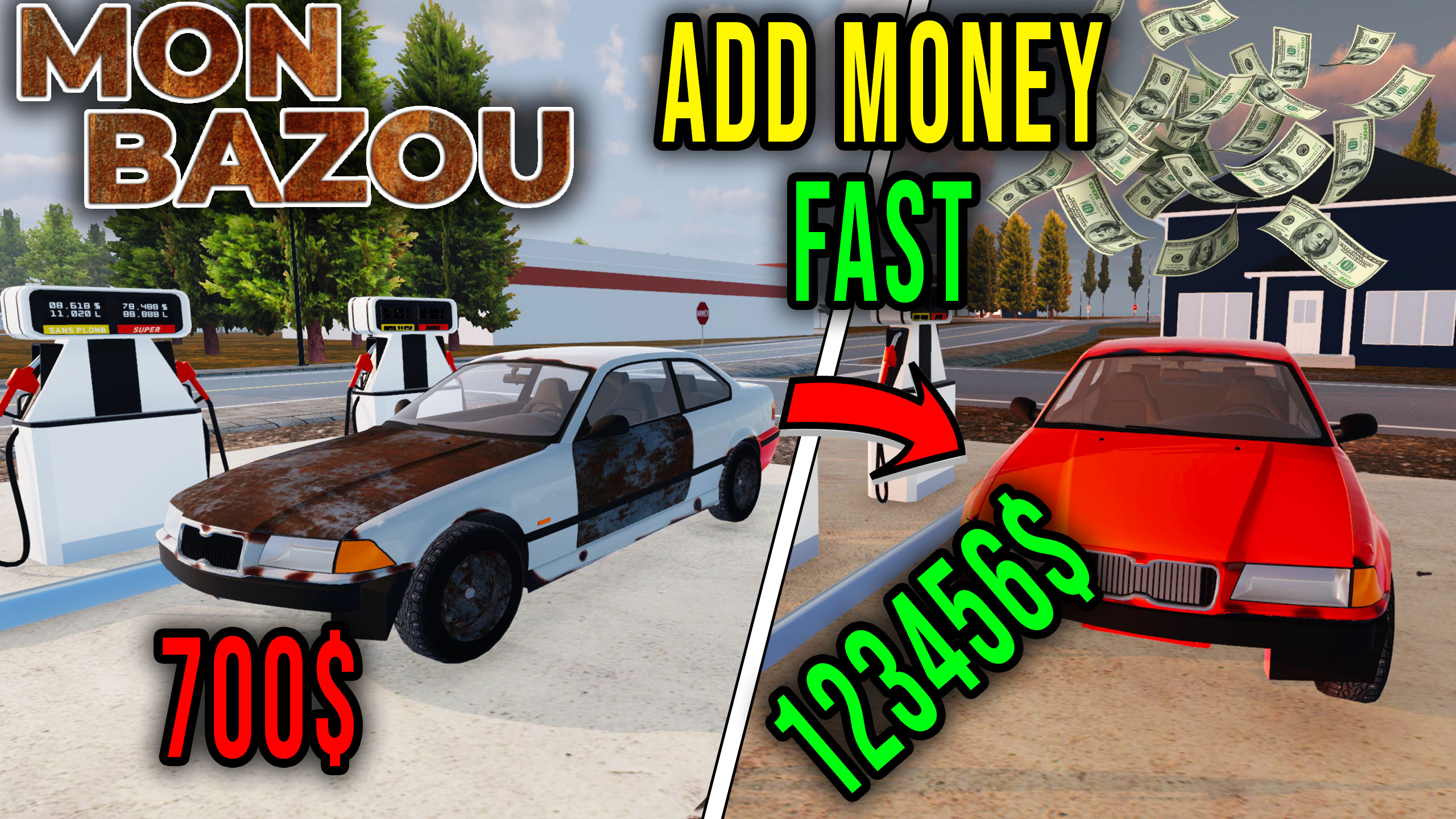 Mon Bazou - how to add money