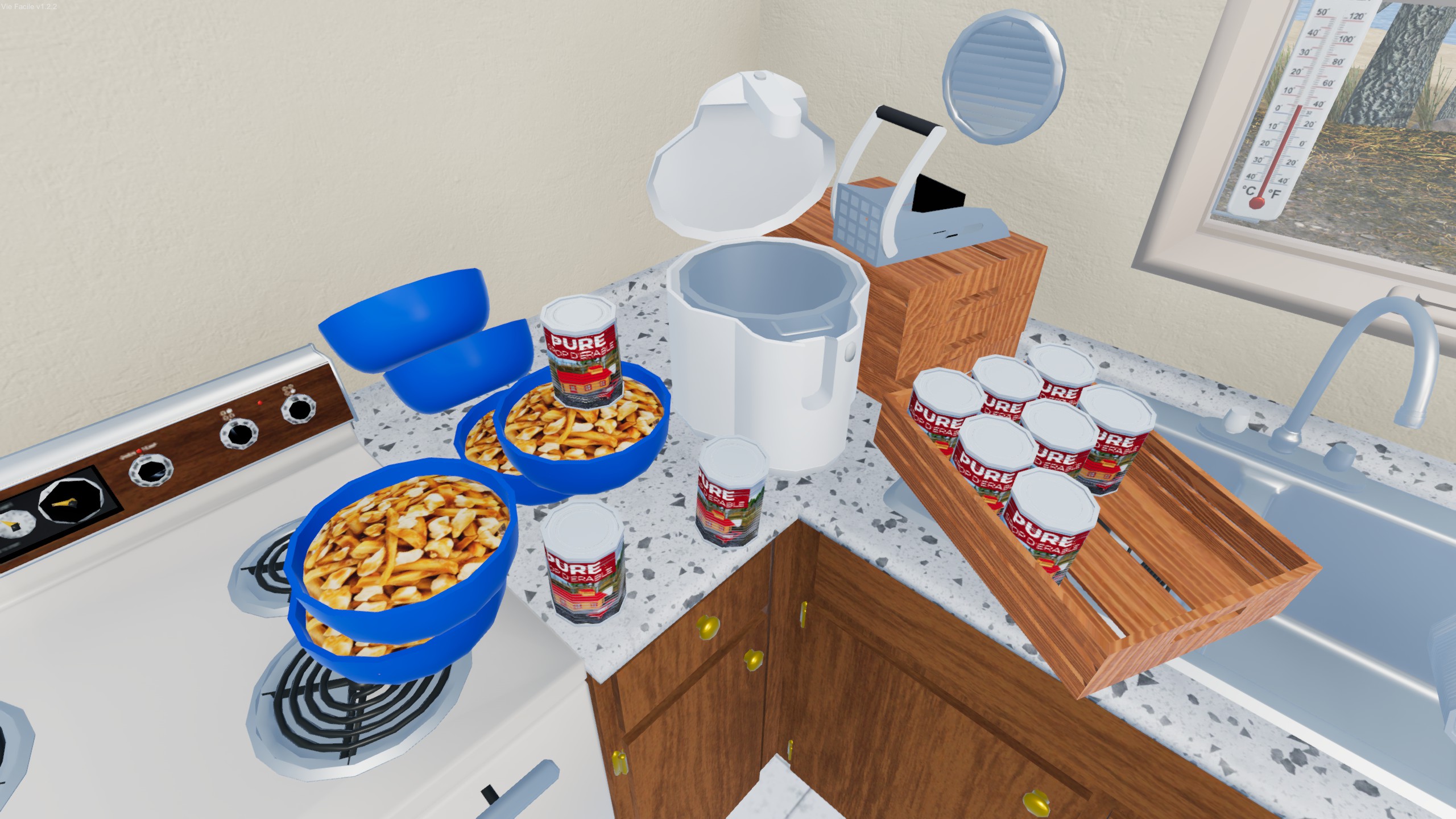 Mon Bazou making own food and syrup for a drink Games Manuals