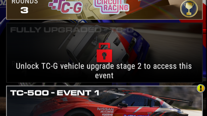 GRID Legends – Stage 2 cars don’t unlock competitions (39 km)