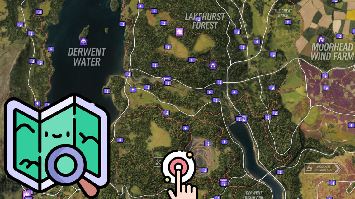 Forza Horizon 4 – Interaktywna mapa