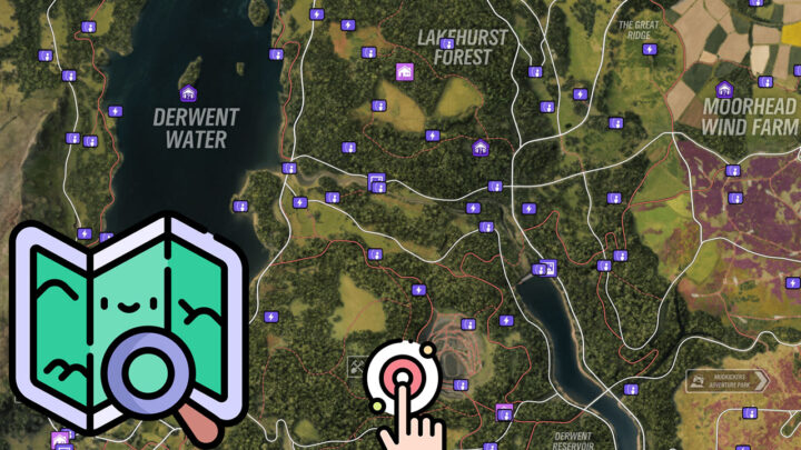 Forza Horizon 4 – Interaktywna mapa