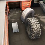 Junkyard-Truck-change-tires-rims-felga-opona-kola