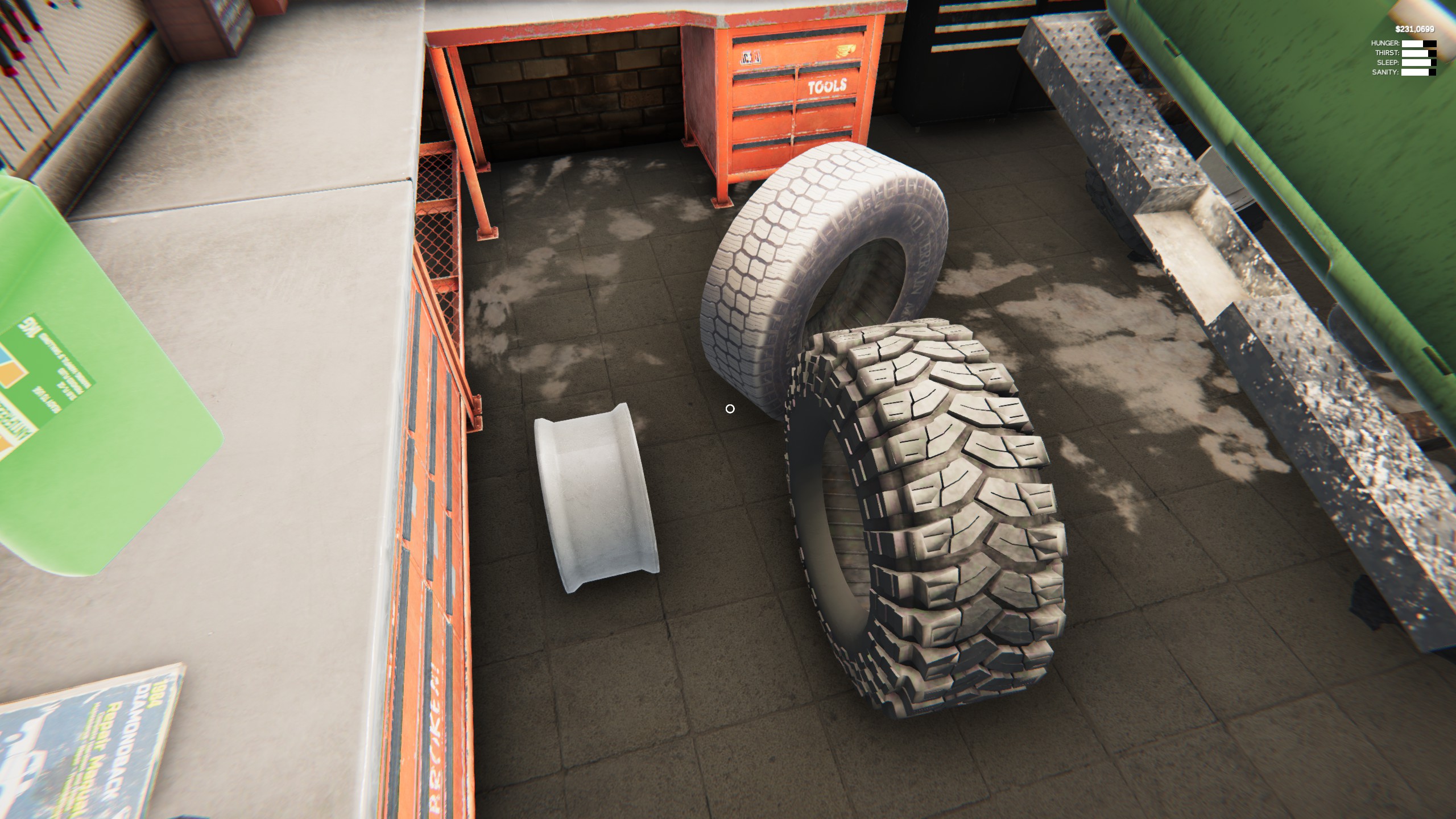 Junkyard Truck How to change tires Games Manuals