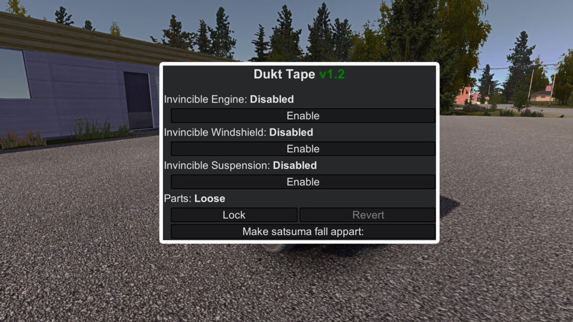 My Summer Car – Dukt Tape – invincible Satsuma