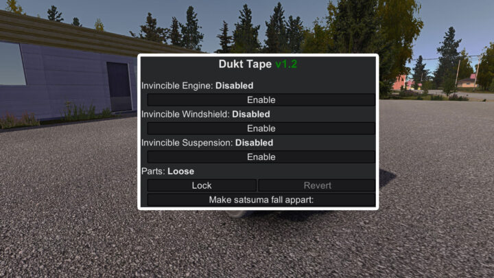 My Summer Car – Dukt Tape – invincible Satsuma