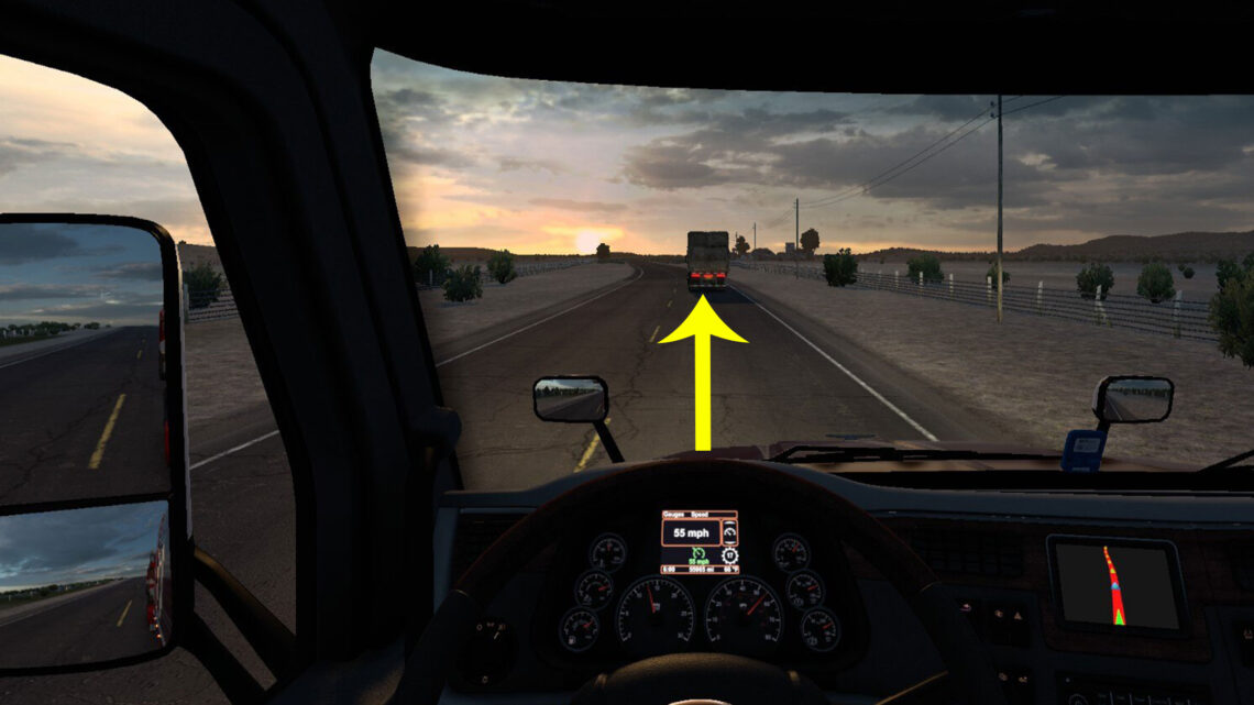 American Truck Simulator – How to turn on Adaptive Cruise Control