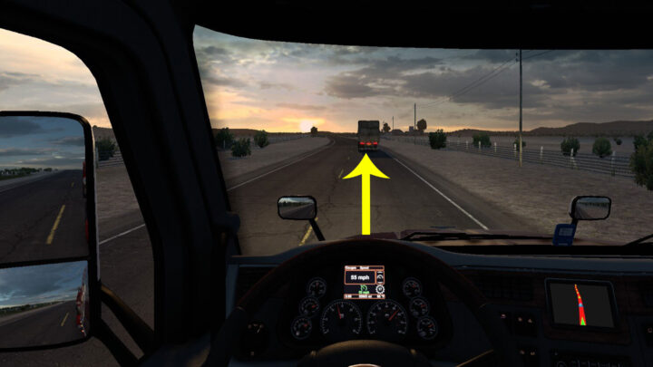 American Truck Simulator – Jak włączyć Adaptacyjny Tempomat