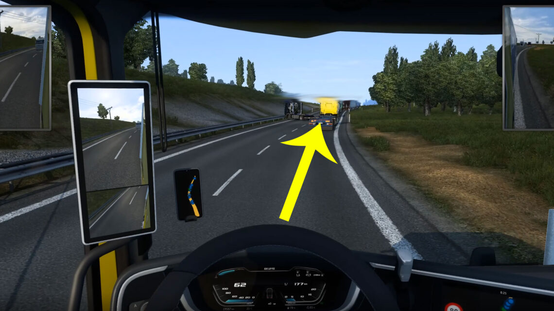 Euro Truck Simulator 2 – How to turn on Adaptive Cruise Control