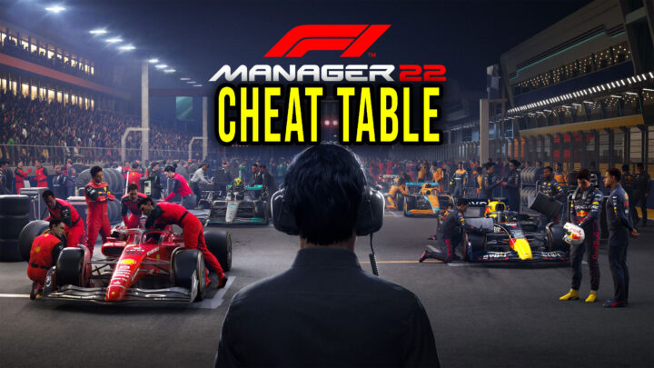 F1 Manager 2022 –  Cheat Table do Cheat Engine