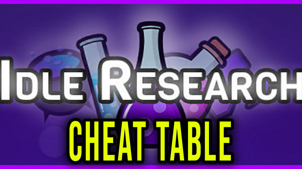 Idle Research –  Cheat Table for Cheat Engine