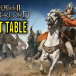 Mount & Blade II Bannerlord Cheat Table
