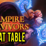 Vampire Survivors Cheat Table