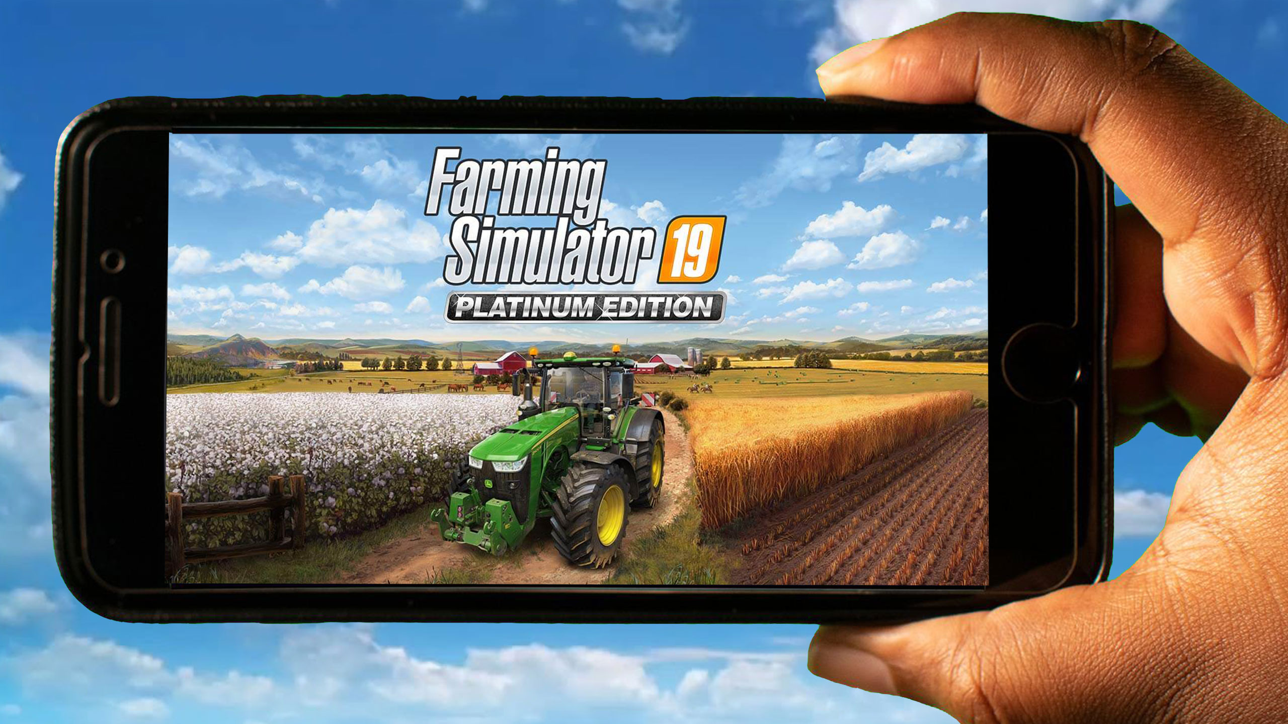 COMO EU JOGO O FARMING SIMULATOR 19 NO ANDROID/ CELULAR 