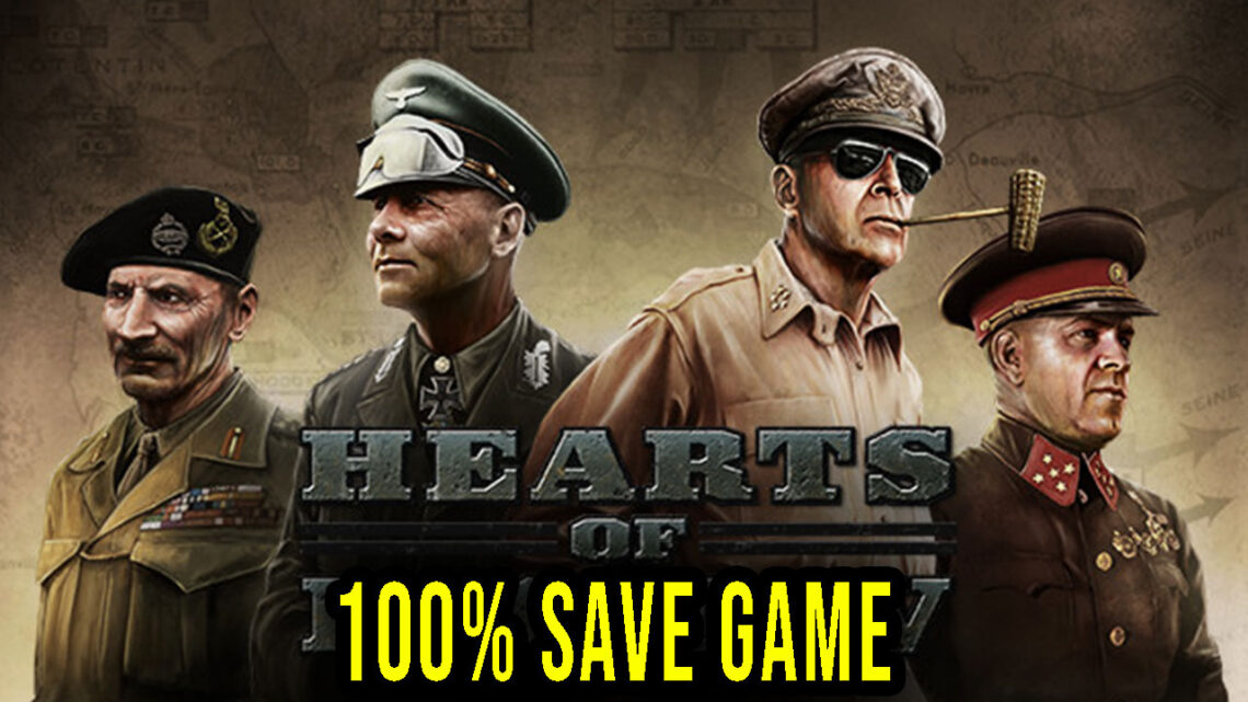 Hearts of Iron IV – 100% zapis gry (save game)