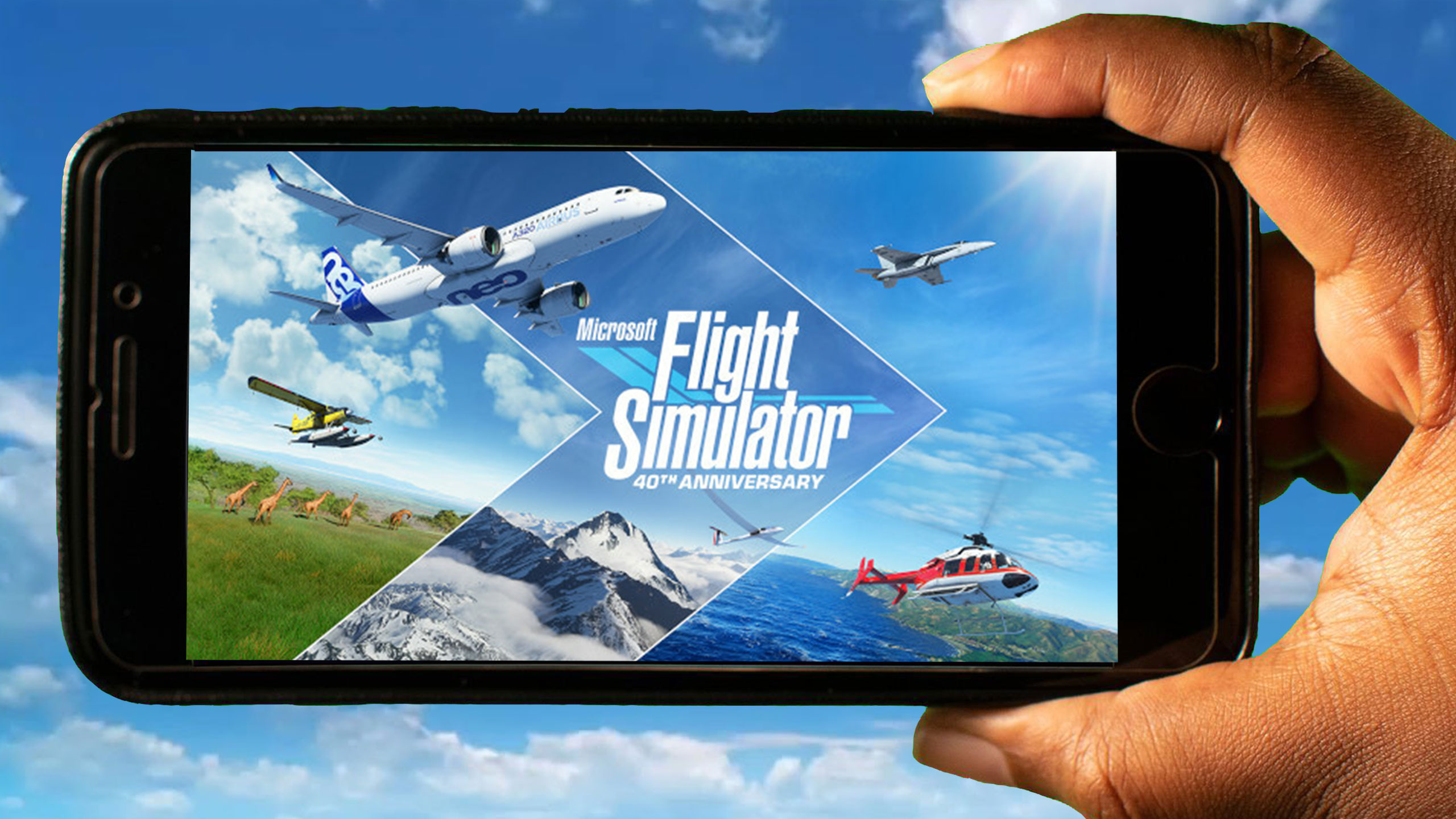 How to play MICROSOFT FLIGHT SIMULATOR on ANDROID?? 