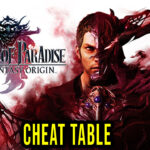 STRANGER OF PARADISE FINAL FANTASY ORIGIN Cheat Table