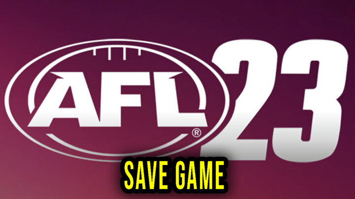 AFL 23 – Save Game – location, backup, installation