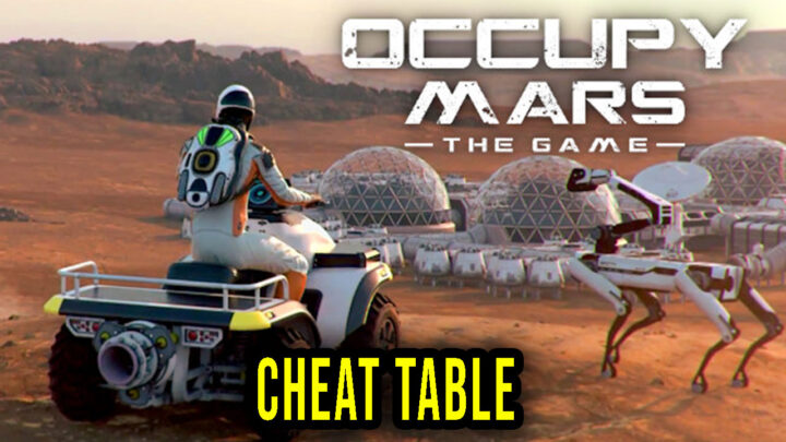 Occupy Mars: The Game – Cheat Table do Cheat Engine
