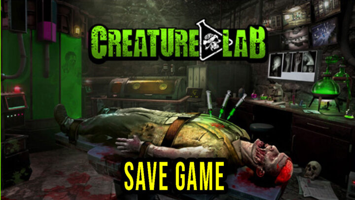 Creature Lab – Save Game – location, backup, installation