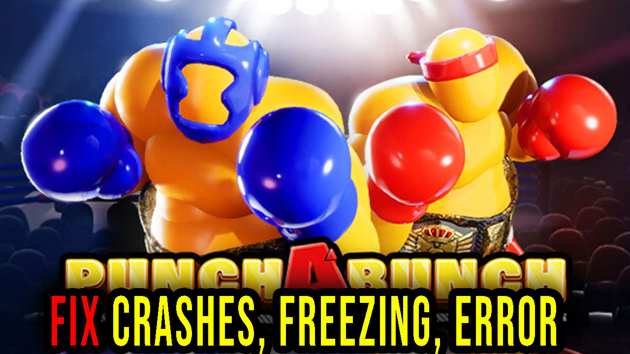 Punch A Bunch Crashes, freezing, error codes, and launching problems