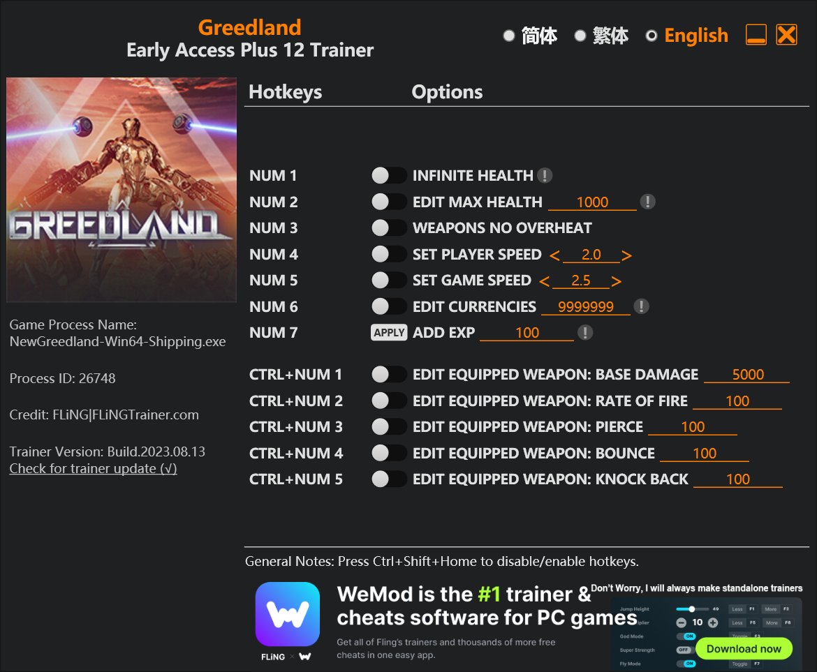 Greedland - Cheats, Trainers, Codes - Games Manuals