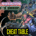 The Ninja Saviors Return of the Warriors Cheat Table