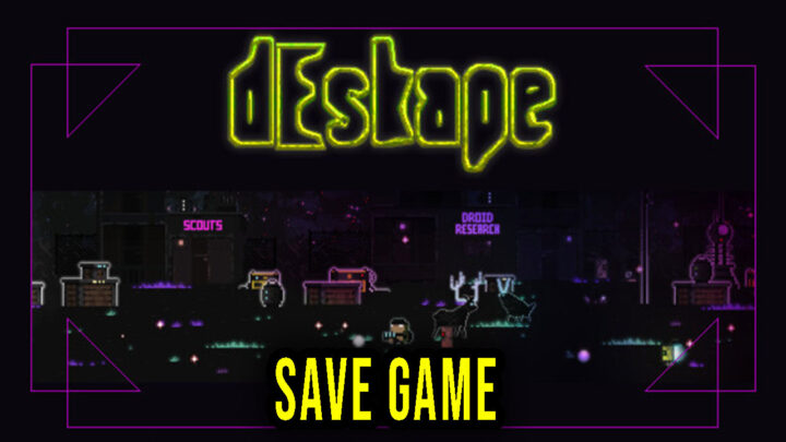 dEscape – Save Game – location, backup, installation