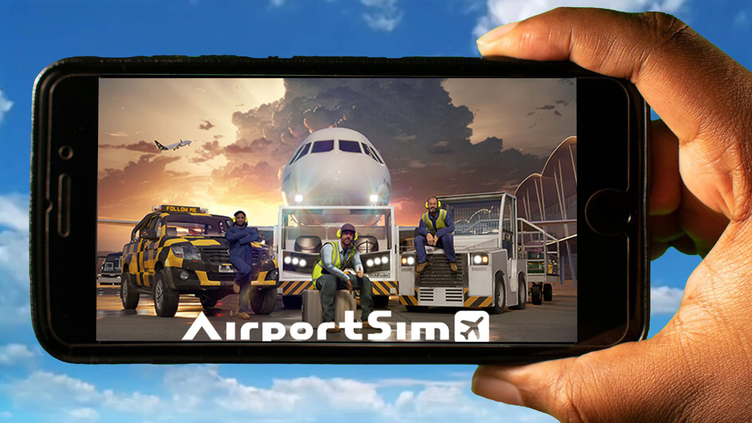 AirportSim Mobile How to play on an Android or iOS phone? Games Manuals