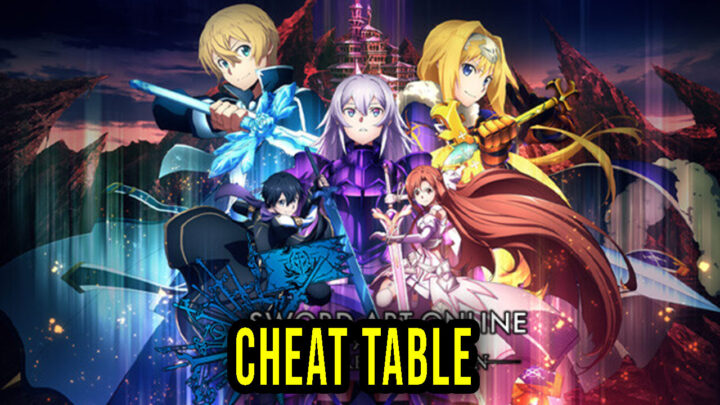 SWORD ART ONLINE Last Recollection – Cheat Table for Cheat Engine