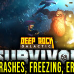 Deep Rock Galactic Survivor Crash