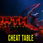WRATH Aeon of Ruin Cheat Table